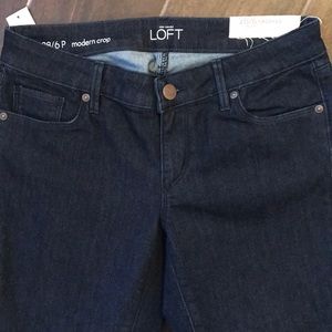 NWT Ann Taylor Loft Modern Crop Jeans